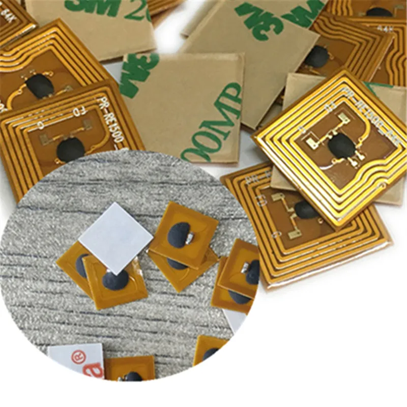 Programmable NFC RFID Anti-Metal Tag;1PC Ntag213 7*7mm Electronic Sticker;Small-sized Flexible Micro FPC