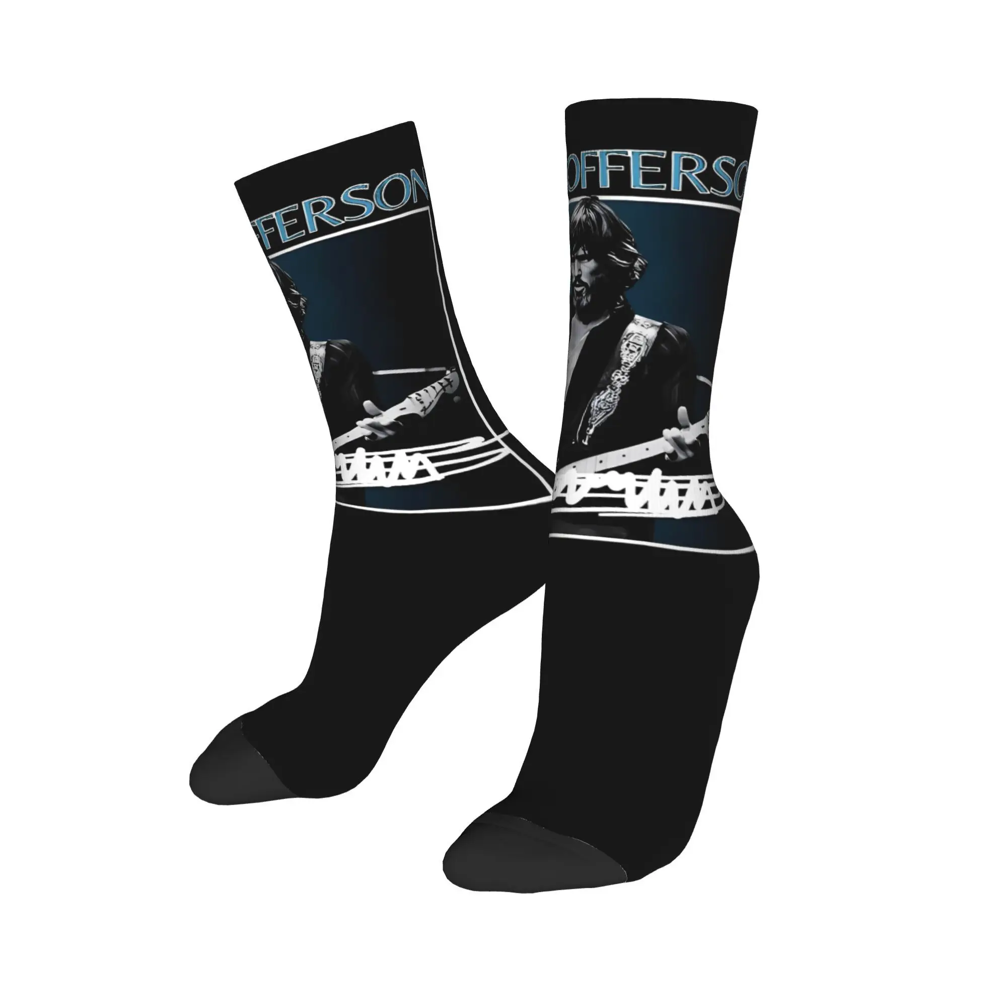 Retro Kris Kristofferson Country Singer Socks Merch For Men Women  Middle Tube Socks Super Soft Birthday Present