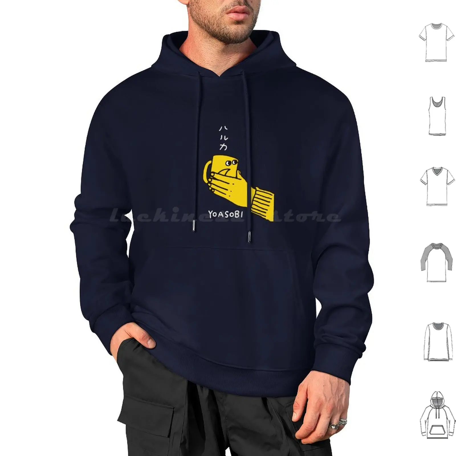 Yoasobi Hoodies Long Sleeve Yoasobi Yoru Ni Kakeru Japanese Japan Anime Iwasawa Music Japan Pop Ayes Inure Love Kawai