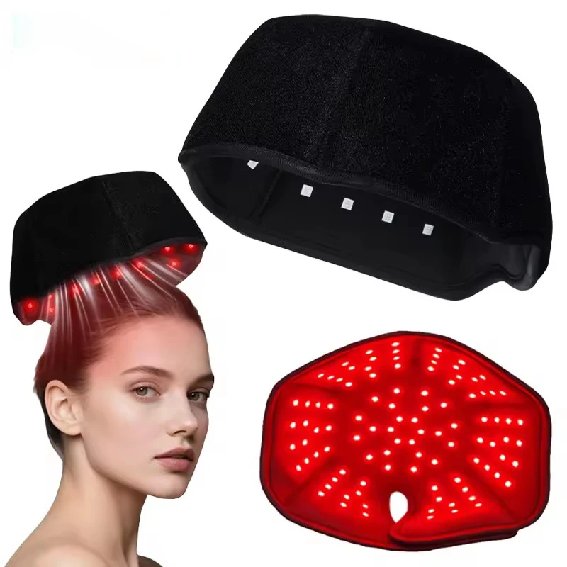 Red Light Hair Growth Cap 300 LED Health Light Anti Hair Loss Scalp Relax Heating Promotes Scalp Metabolism Hair Fast Growth Cap