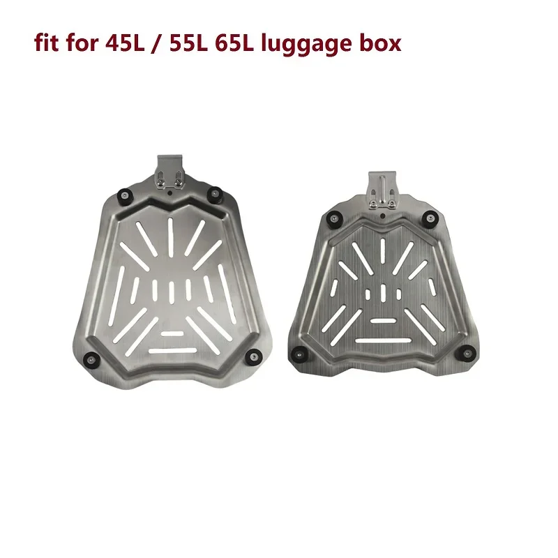 

45L/55L 65L Universal Motorcycle Rear Top Luggage Box Storage Case Tailbox Trunk Cargo Toolbox Bracket Plate Shelf Holder Parts