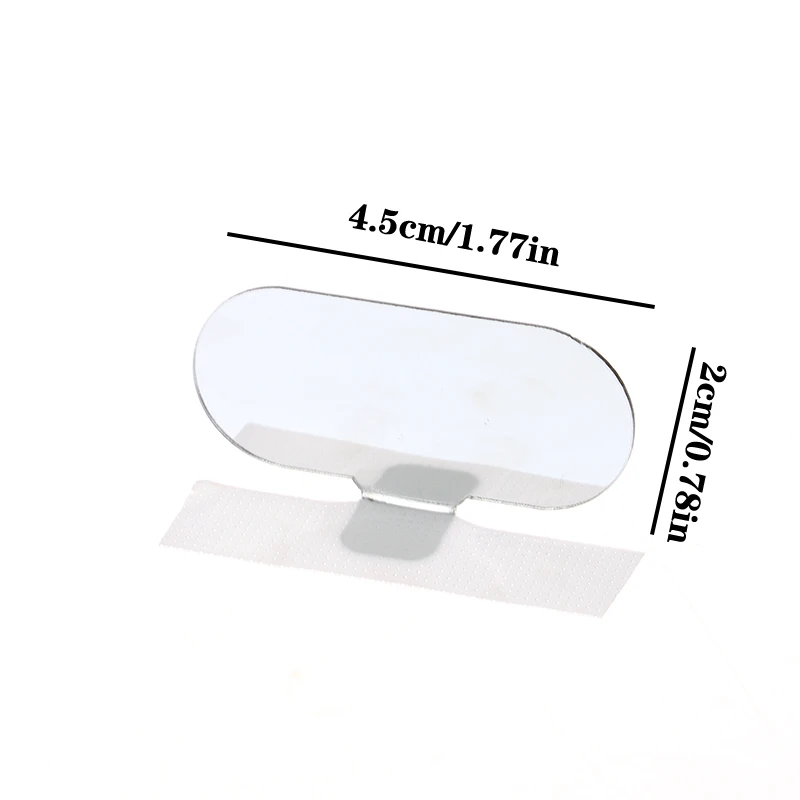 مرآة إطالة الرموش من الفولاذ المقاوم للصدأ ، تمديد الرموش ، أدوات تطعيم ، مكبرة ، مقبض طويل ، مرآة صغيرة ، جمال #6