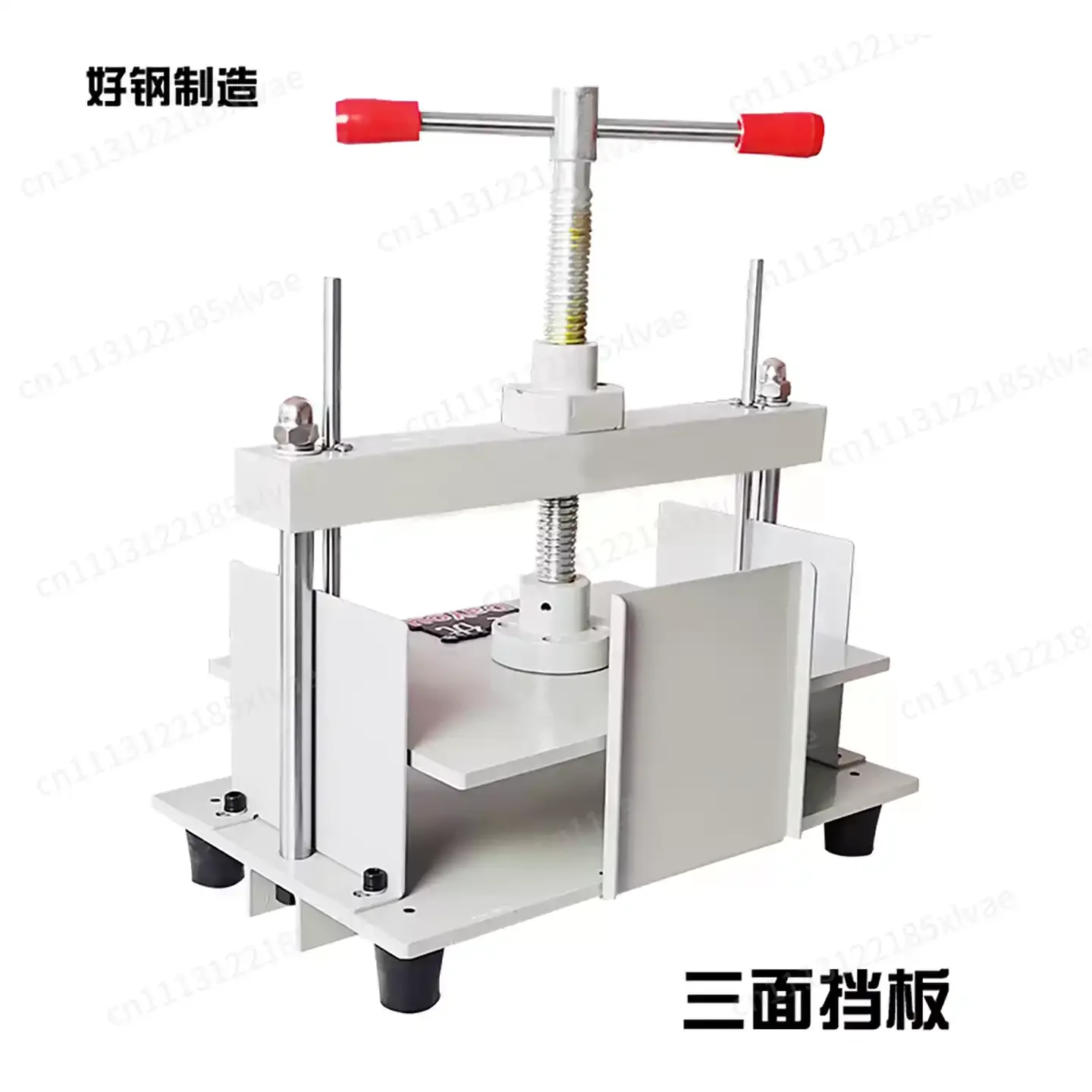 A4 Manual Paper Press Machine Steel Flattening Equipment for Bookbinding Notebook Invoice Office Document Pressing