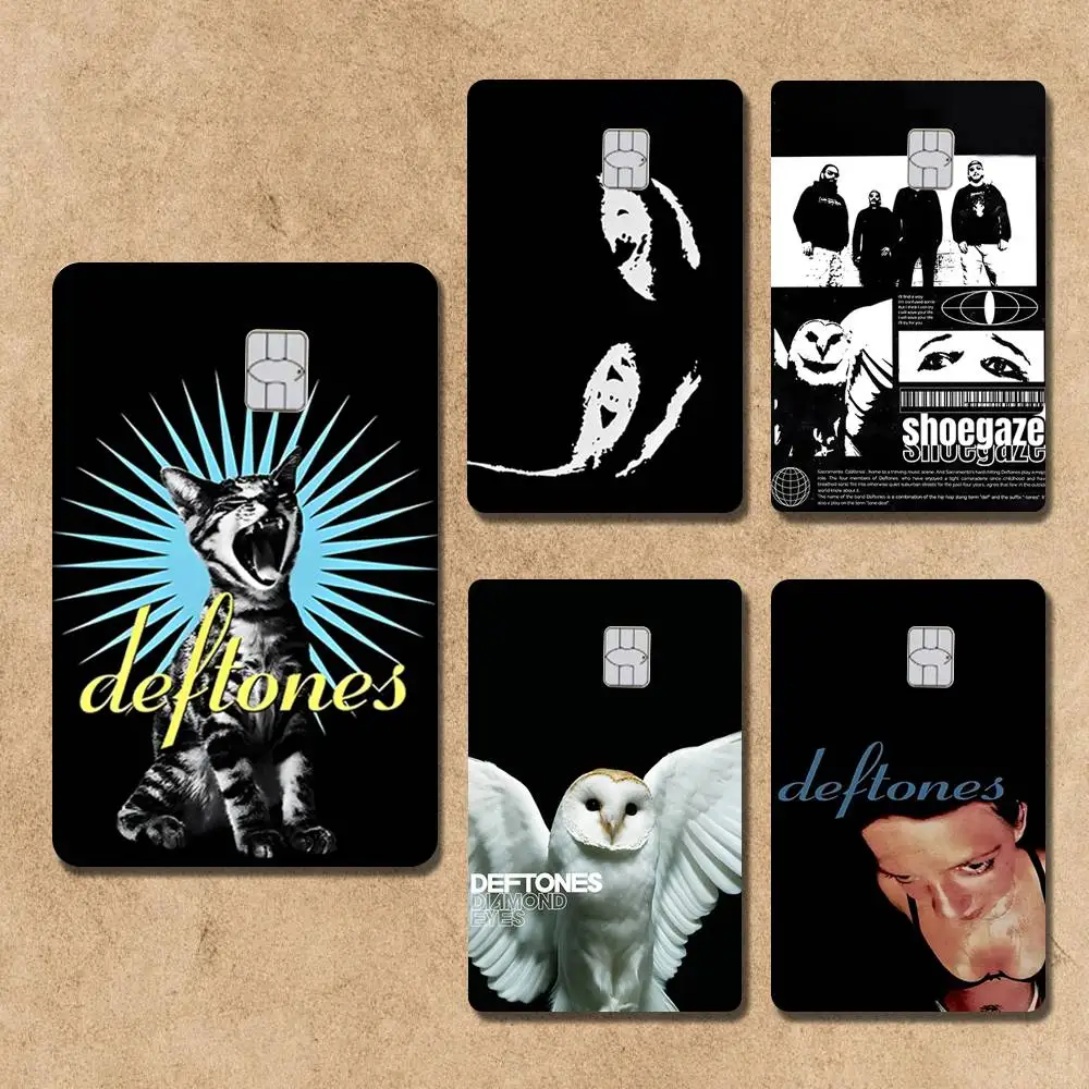 

Band D-Deftones Card Stickers Credit Visa Debit Bank Charge Card Bus Metro Waterproof Sticker Decal Decoration