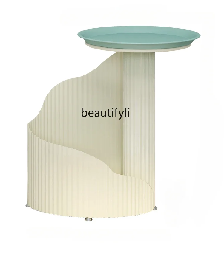 

Designer Books and Newspapers Magazine Shelf Creative Retro Sofa Side Table Narrow Tea Table