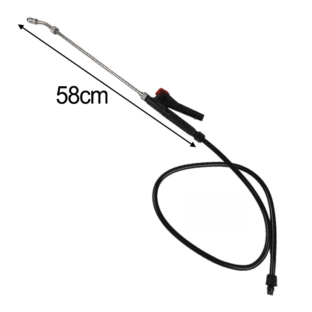 Stainless Steel Sprayer Wand 18mm with One Hand Operated Handle Switch and Multiple Length Options 48cm to 112cm