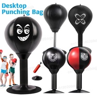 Desktop Punching Bag Table Boxing Punch Ball with Strong Suction Cup Kids Adults Stress Relief  For Thai Sports Equipment