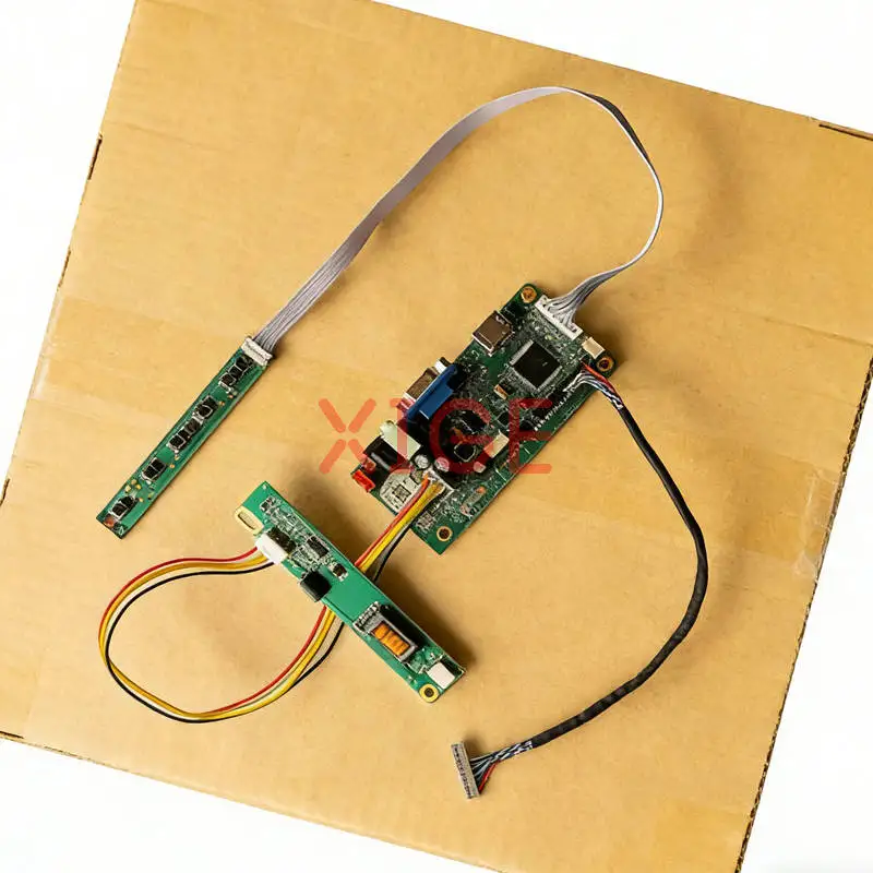 

Плата привода контроллера ЖК-матрицы 58C подходит для HT12X13 HT12X21 HT121X01 HT12X14 1024*768 HDMI + VGA 1-CCFL LVDS 20-контактный комплект 1024x768 DIY