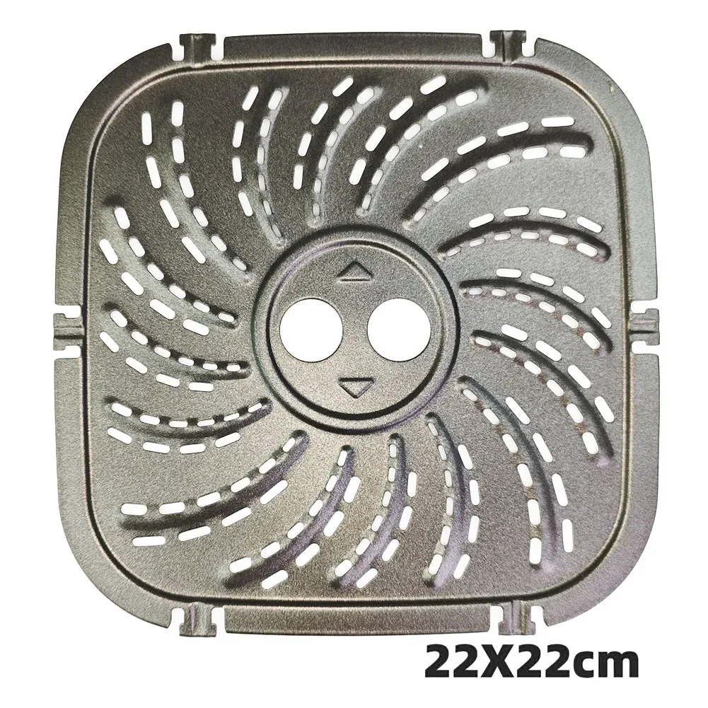 

Nonstick Coating Air Fryer Grill Plate Convenient Kitchen Convenient Design Dishwasher Safe Long-lasting Performance
