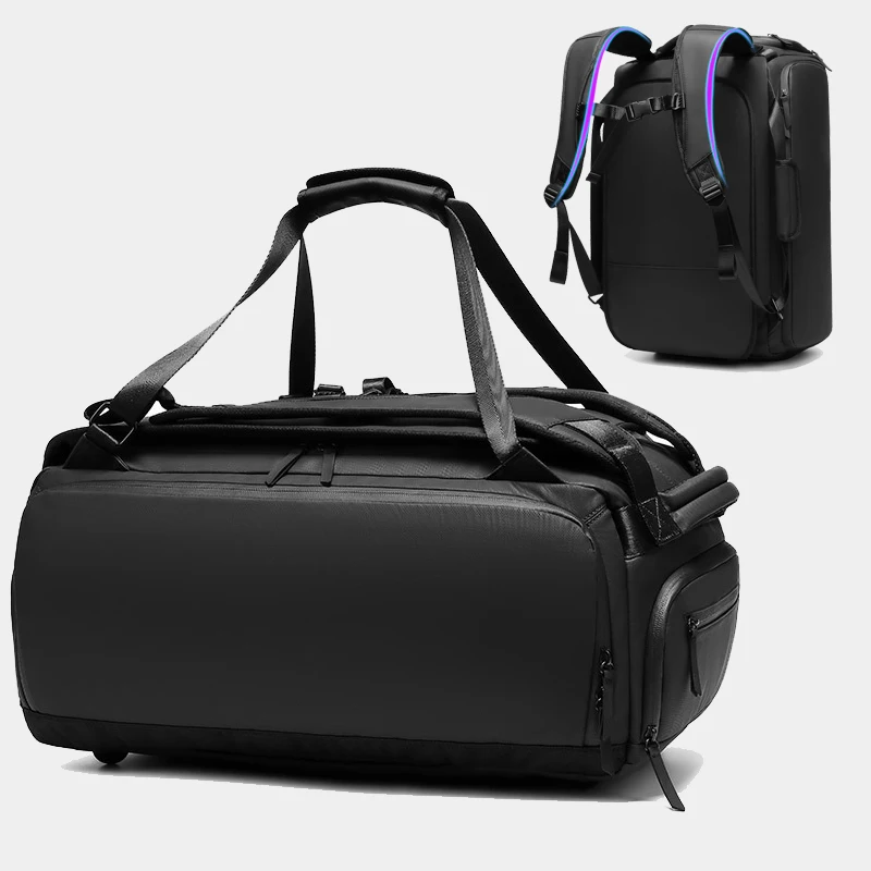 40l ginásio duffle saco à prova dwaterproof água esportes duffel sacos de viagem saco de fim de semana para homens durante a noite esportes duffel sacos separação seca e molhada