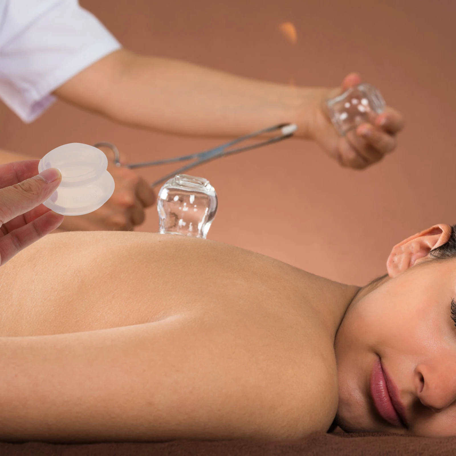 

3pcs Cupping Set Silicone Suction Cups Therapy Jar Body Home Device Massage Tool Household Supply Back Massager Relaxation Body