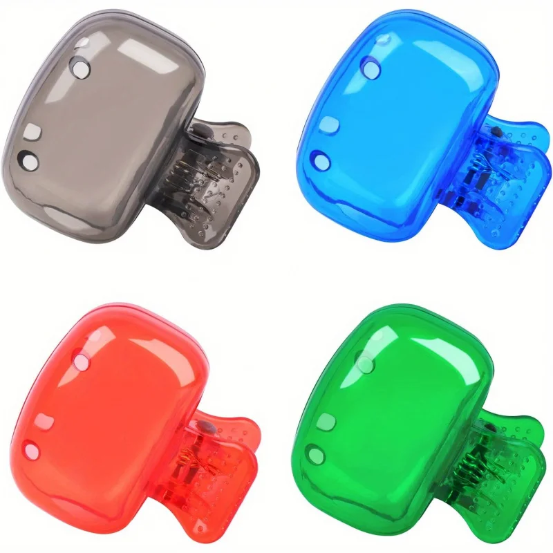 

1pc Colorful portable toothbrush head cover - Durable plastic protective cover，Suitable for Travel、Camping、School
