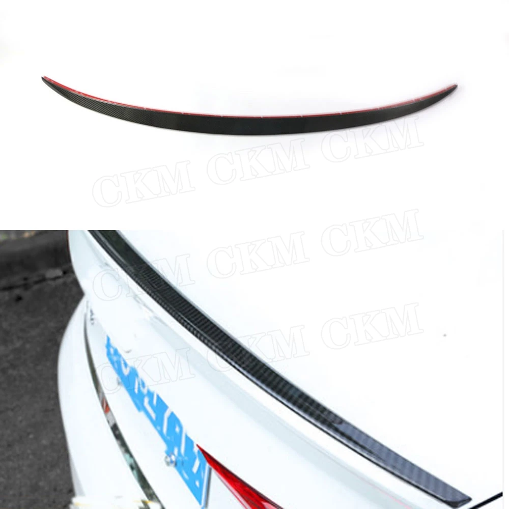 

CKMUUER For Audi A5 S5 Sedan 4 Door Spoiler 2017 2018 2019 Carbon Fiber Rear Trunk Spoiler FRP Prime Boot Lip Wings Car Styling