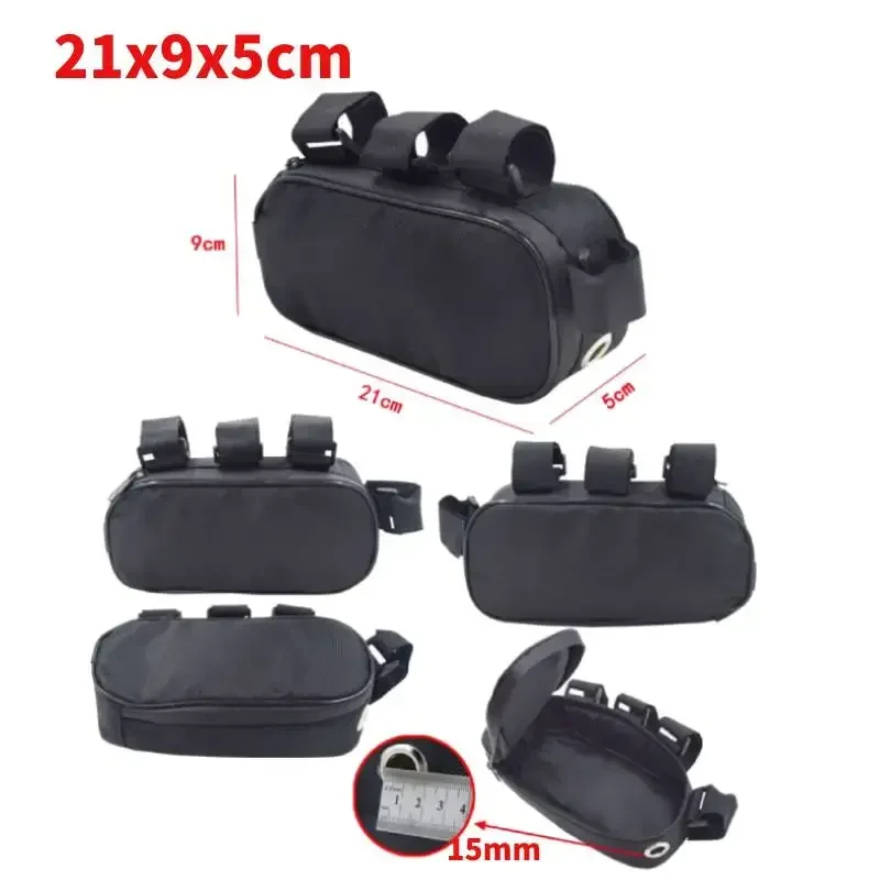 Mountain Bike Bag Bicycle Bike Tube Frame Pack Lithium Battery Storage Upper Tube Triangle Frame Beam Riding Bag