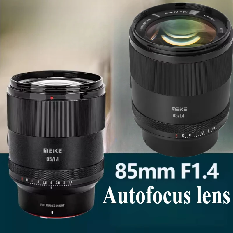 

Meike MK-8514FFSTM 85mm f1.4 Full frame Autofocus Lens with Large Aperture for Portrait Fixed Focus suitable forZ/E/L-mount