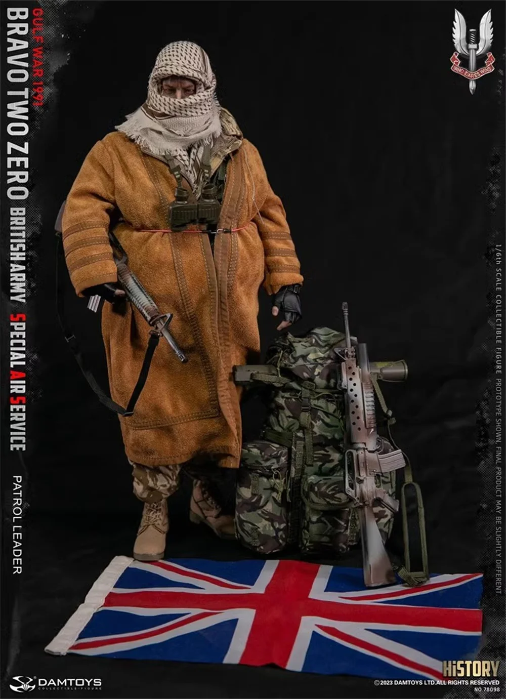 1/6 DAMTOYS DAM 78098 The British Soldier Doll Special Mission Unit Operation Komplettset, bewegliche Actionfigur, Geschenk für Fans