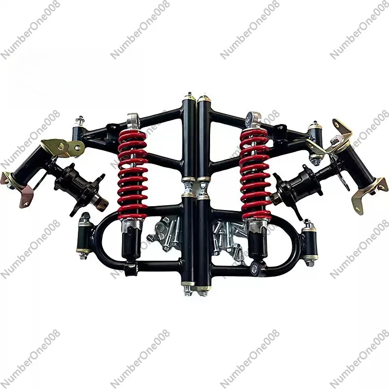 Four-wheel ATV accessories, modified rocker arm front suspension, self-made kart, claw disc brake flange shock absorption kit