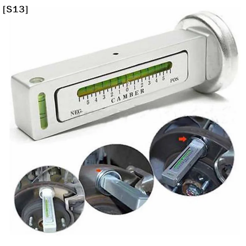 Adjustable Magnetic Camber Castor Strut Wheel Alignment Gauge Tool Four Wheel Positioner[Q]Q@