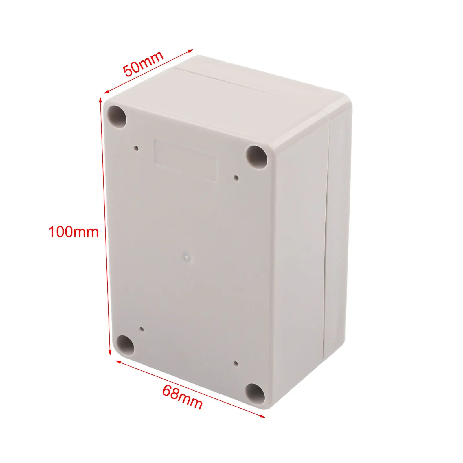 1pcs ABS Junction Box Outdoor Rated IP65 Plastic Enclosure for Secure Cable Entry and Terminal Mounting in Exposed Environments