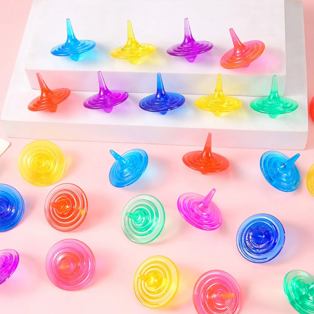 24/36 Pcs Fun Crystal Spinning Top Kids Birthday Party Baby Shower Gift Pinata Gift Bag Easter Stuff Carnival Christmas Gift Bag