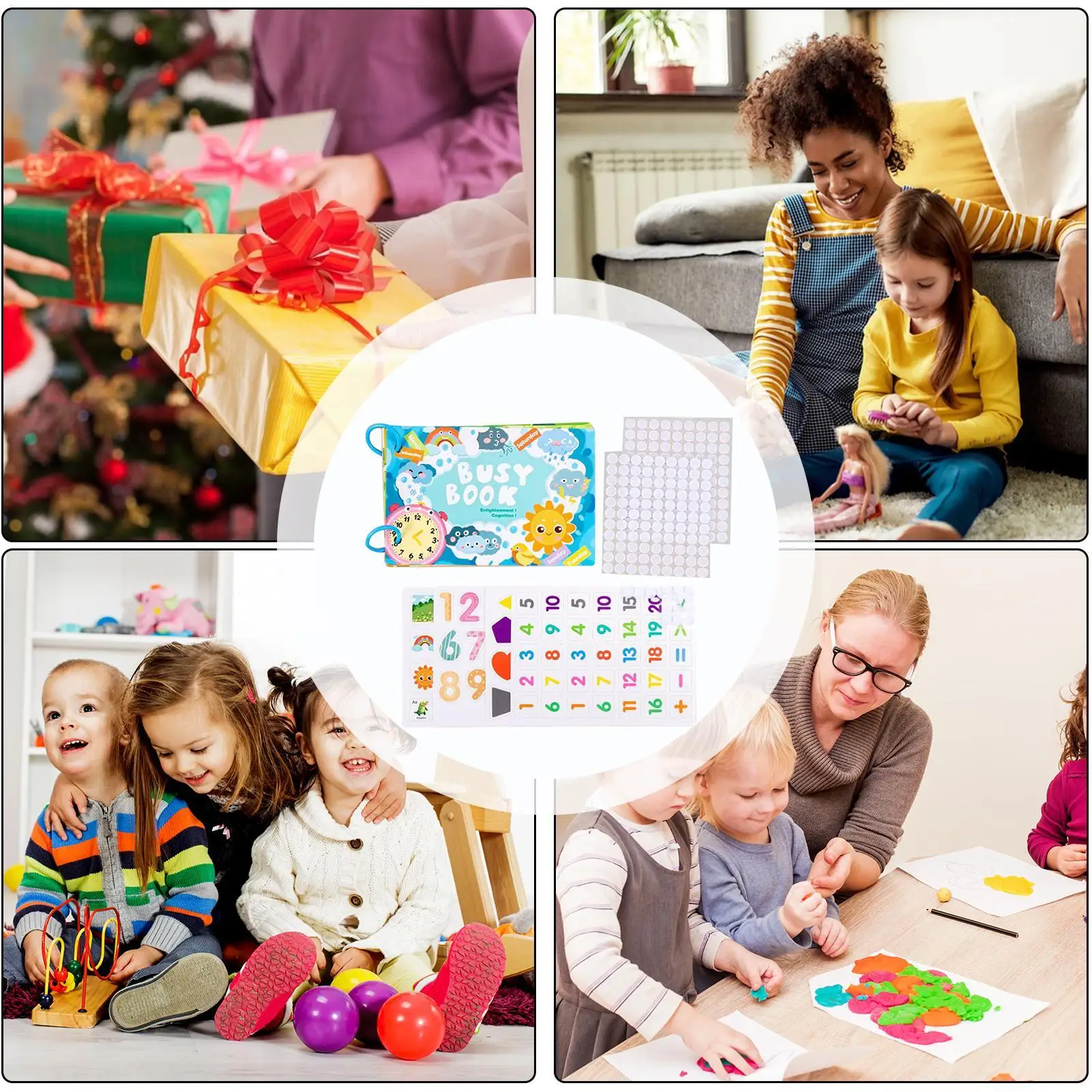 

Книга для занятий малышей, интерактивный инструмент для раннего развития, обучающие развивающие игрушки для малышей для мальчиков и девочек, детский день рождения