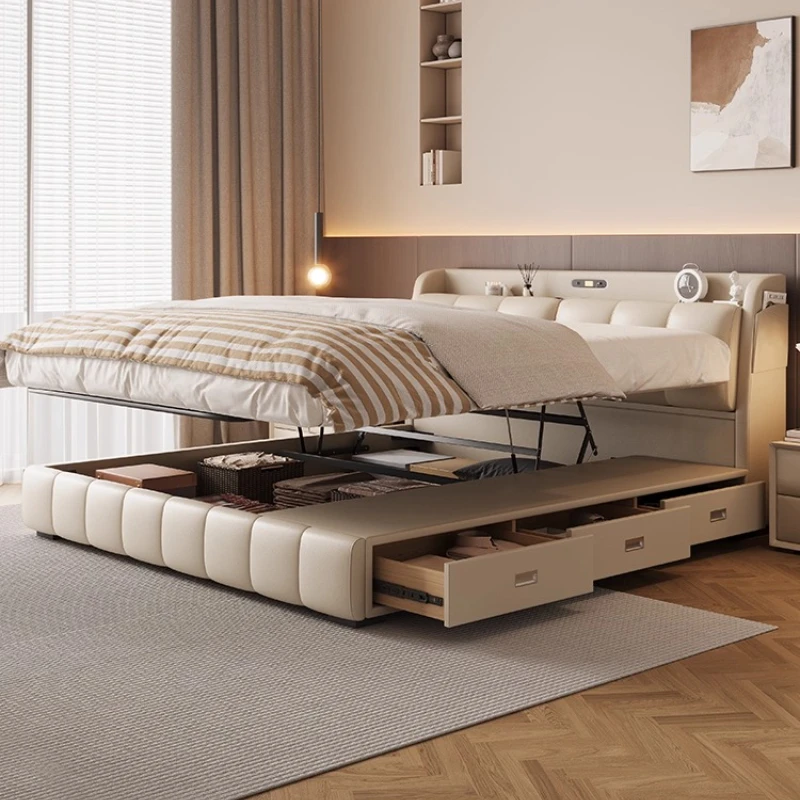 

Каркас кровати королевского размера, полноразмерная двуспальная кровать, изголовье, роскошная мебель для спальни на 2 человека