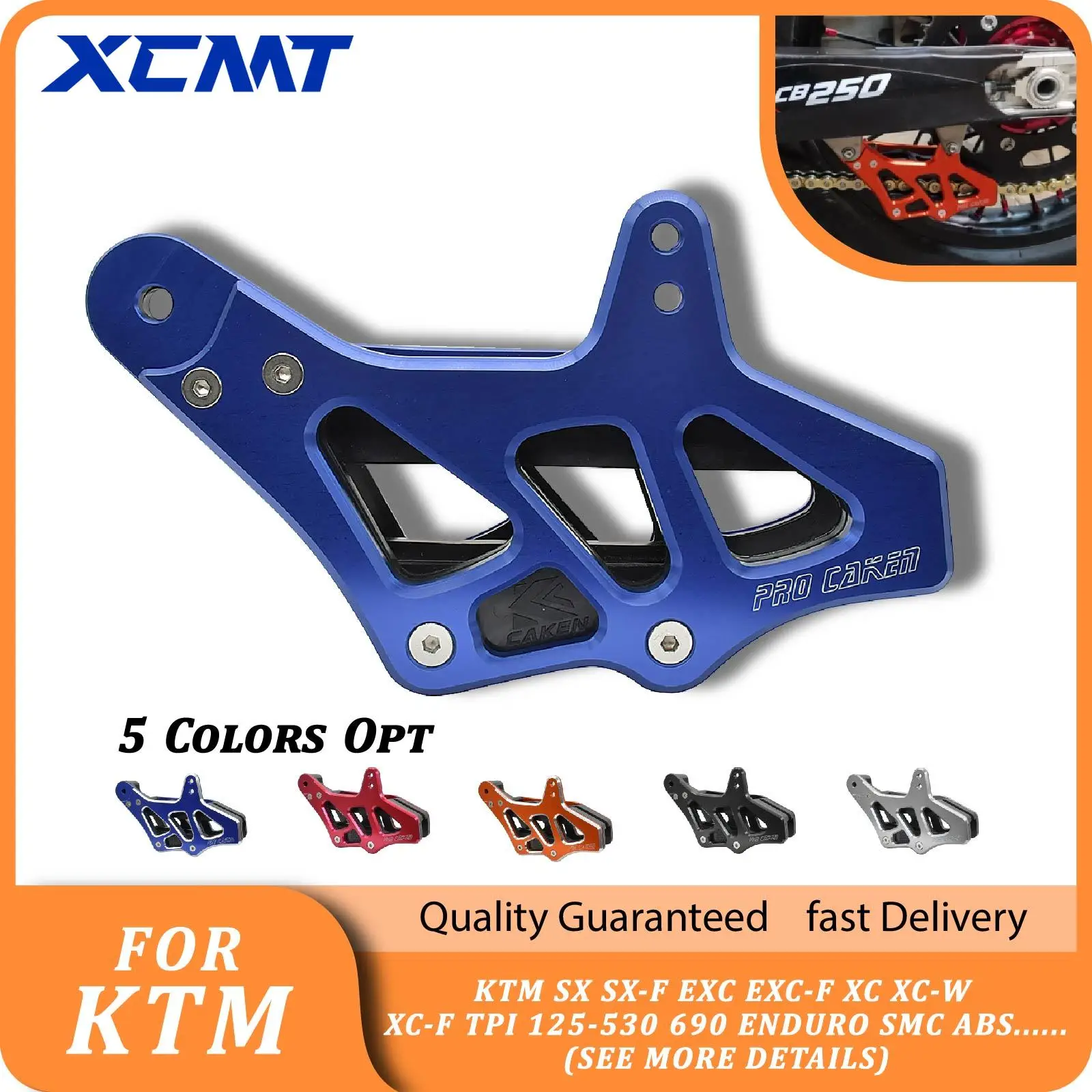 Motorcycle Chain Guide Cover Guard Protector For Husqvarna FE TE 125-501 For KTM SX SX-F EXC EXC-F XC XC-W XC-F TPI 2008-2021