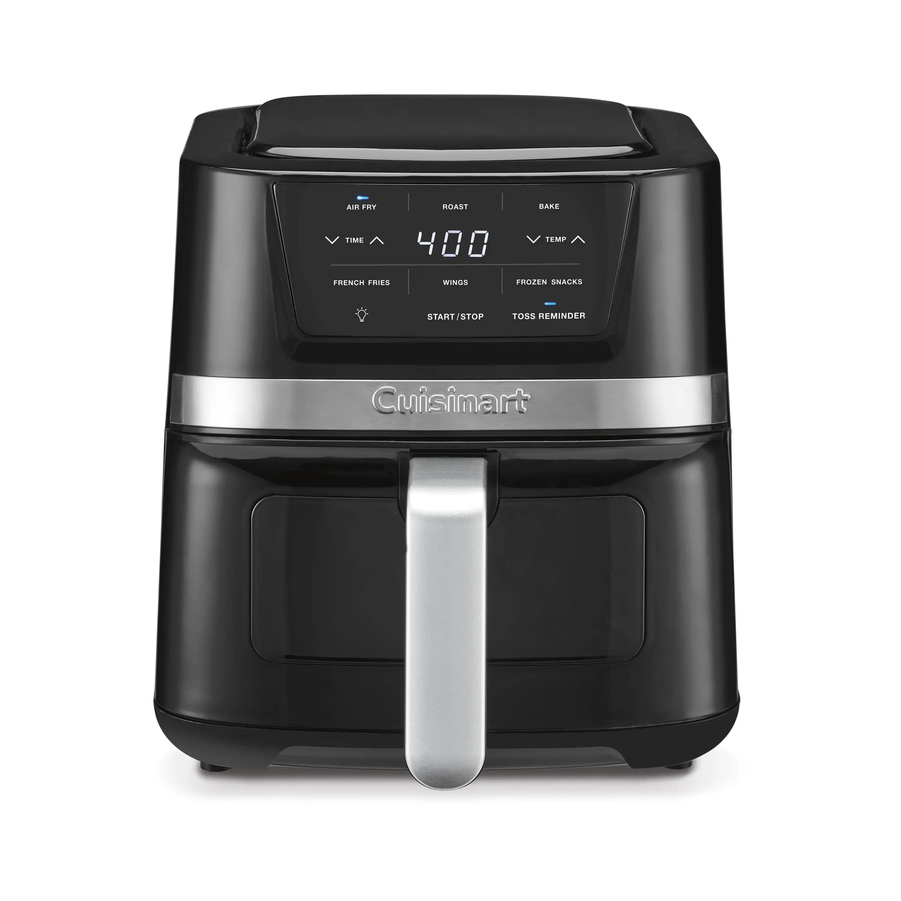 

2.6-Qt Basket Black and Stainless Steel Air Fryer, AIR-80, New
