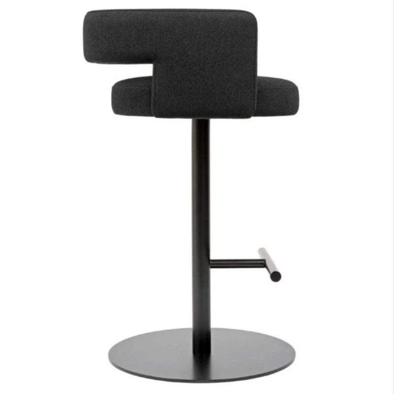 Chaise de bar ergonomique et confortable, chaise de bar design nordique, réglable en hauteur, vintage, pour maquillage, Taburete Alto, mobilier d'hôtel
