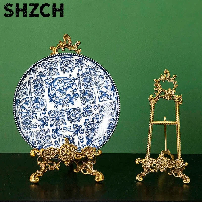 Brass Easel Display Stands for Art Deco, Paintings, Pictures, Decorative Plates, Wedding Signs, Home Decor Pictures Stand