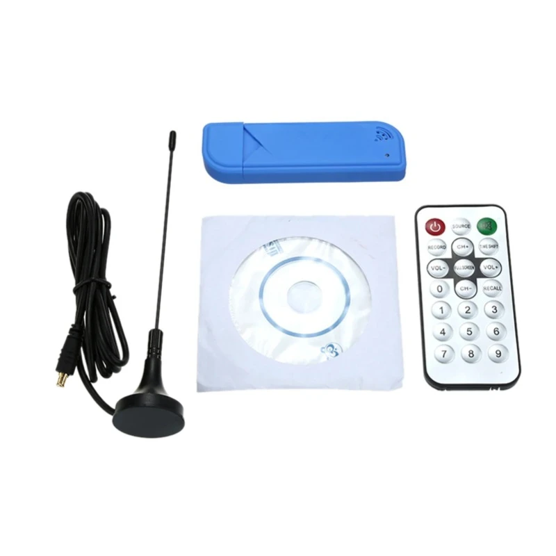 Mini Portable Digital USB 2.0 TV Stick DVB-T + DAB + FM RTL2832U + FC0012 Chip Support Tuner Receiver
