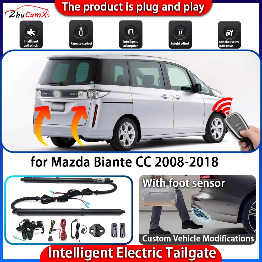 

ZhuCamX Smart Powered Tailgate System for Mazda Biante CC 2008-2018 Automatic Intelligent Trunk Lift Control Kit