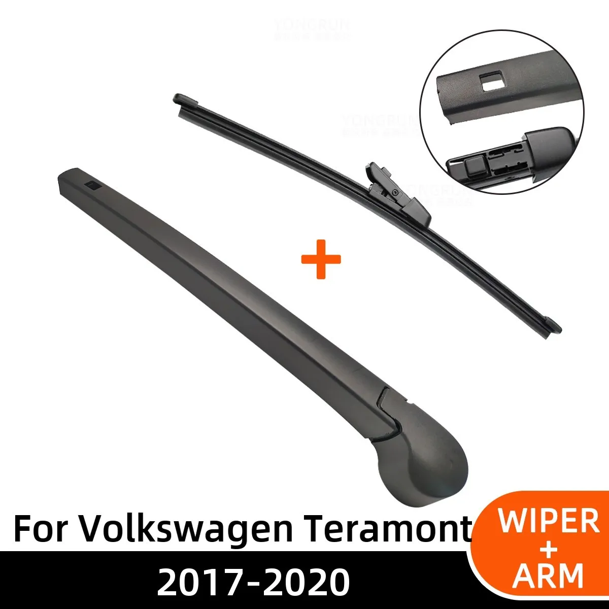 

Rear Wiper Blade and Arm For Volkswagen Teramont 2017-2020 10" Car Windshield Windscreen Accessories Tailgate Window Rain Brush