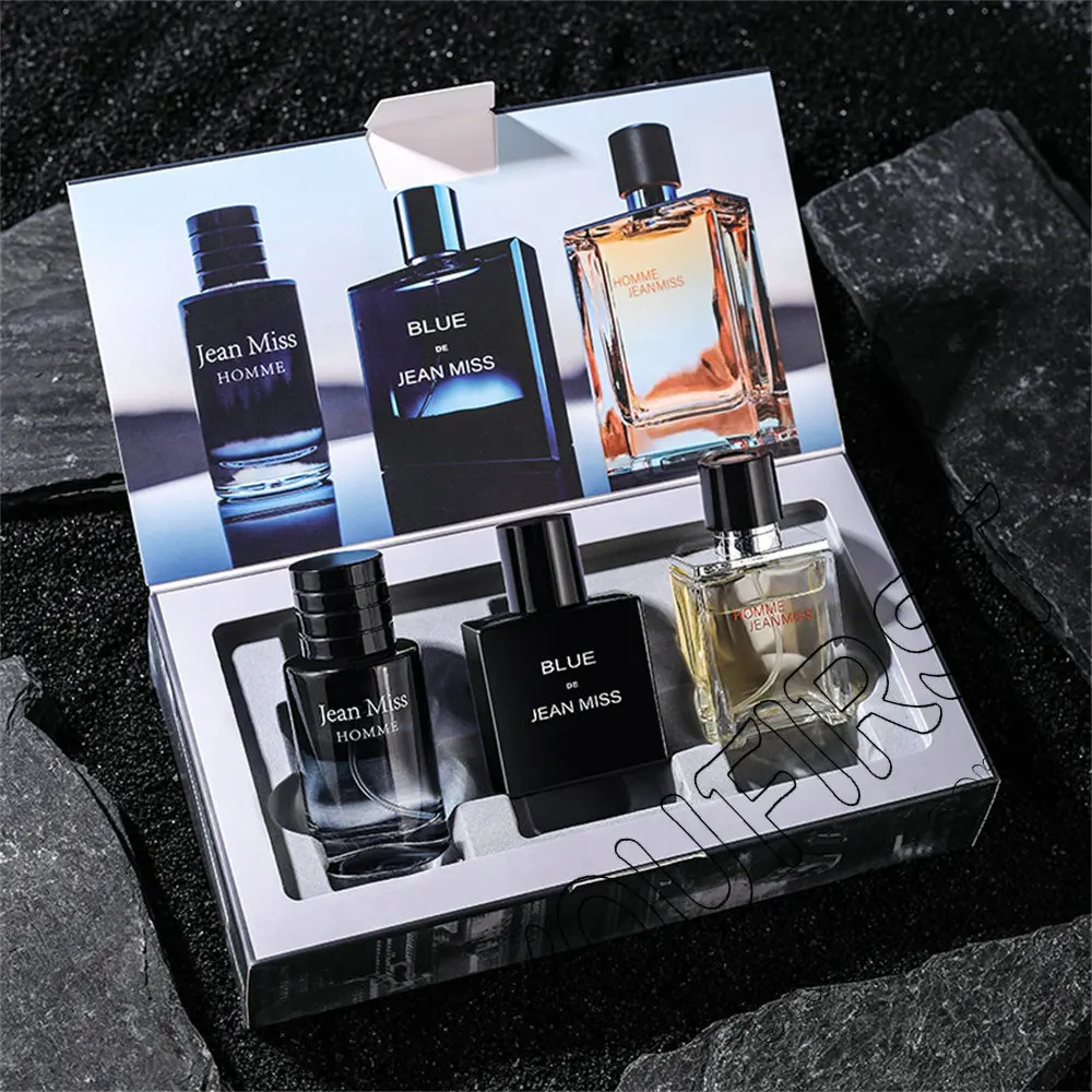 High Quality Men Perfume Hombre 90ml Gift Box 3pcs Set Colognes Scent Fascination Man Perfumes Masculinos Lasting Parfum Heren