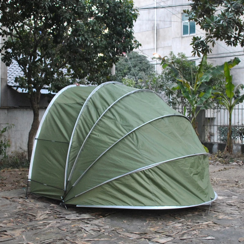 دراجة نارية 1 قاعة 1 غرفة تخزين القواقع نفق خيمة في الهواء الطلق التخييم السياحية المحمولة دائم السفر ظلة مقاوم للماء #3