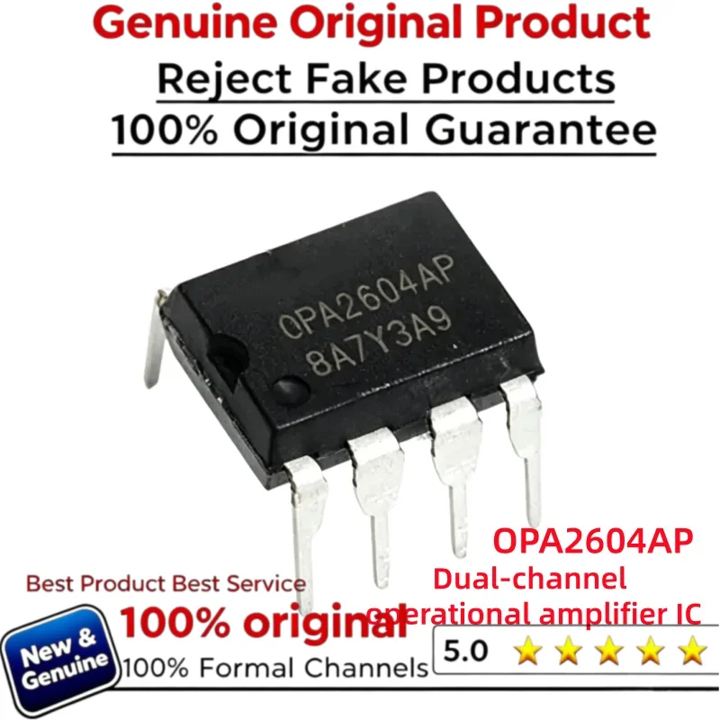 1pcs 100% New Original OPA2604 OPA2604AP Double Channel OP AMP For HiFi Audio Amplifier IC Socket