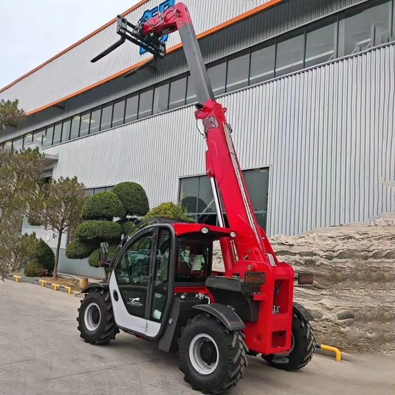 High Altitude 17m Height Telescopic Handler 4.5t Rotating Telehandler Machine 4WD Rough Terrain Forklift Diesel Loader