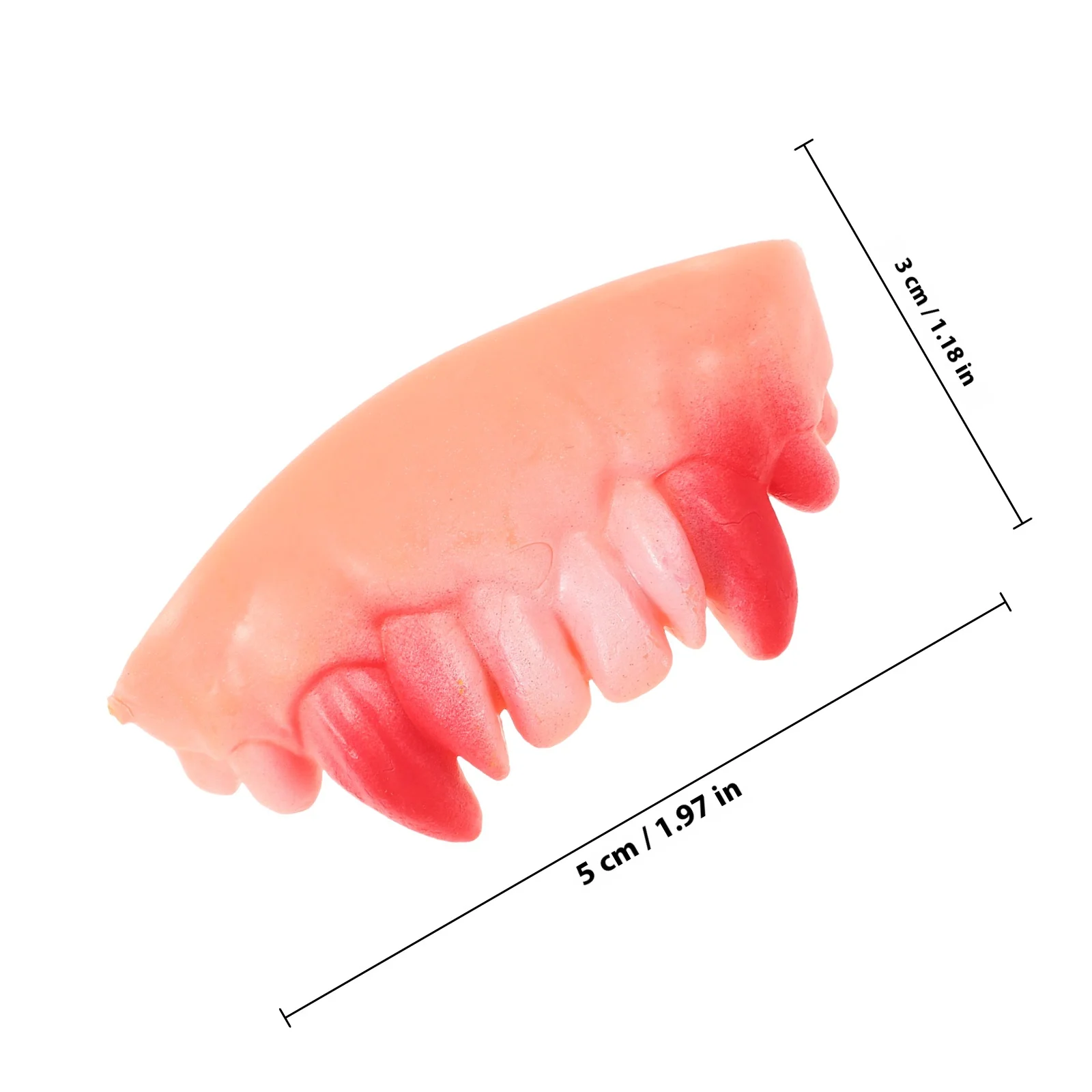 ฟันปลอมของเล่นตลก 5 ชิ้น ของเล่นแปลกใหม่ อุปกรณ์ประกอบฉากฟันปลอมสำหรับงานปาร์ตี้ฮาโลวีน อีสเตอร์ เกมส์ ของขวัญตลก ของตกแต่ง