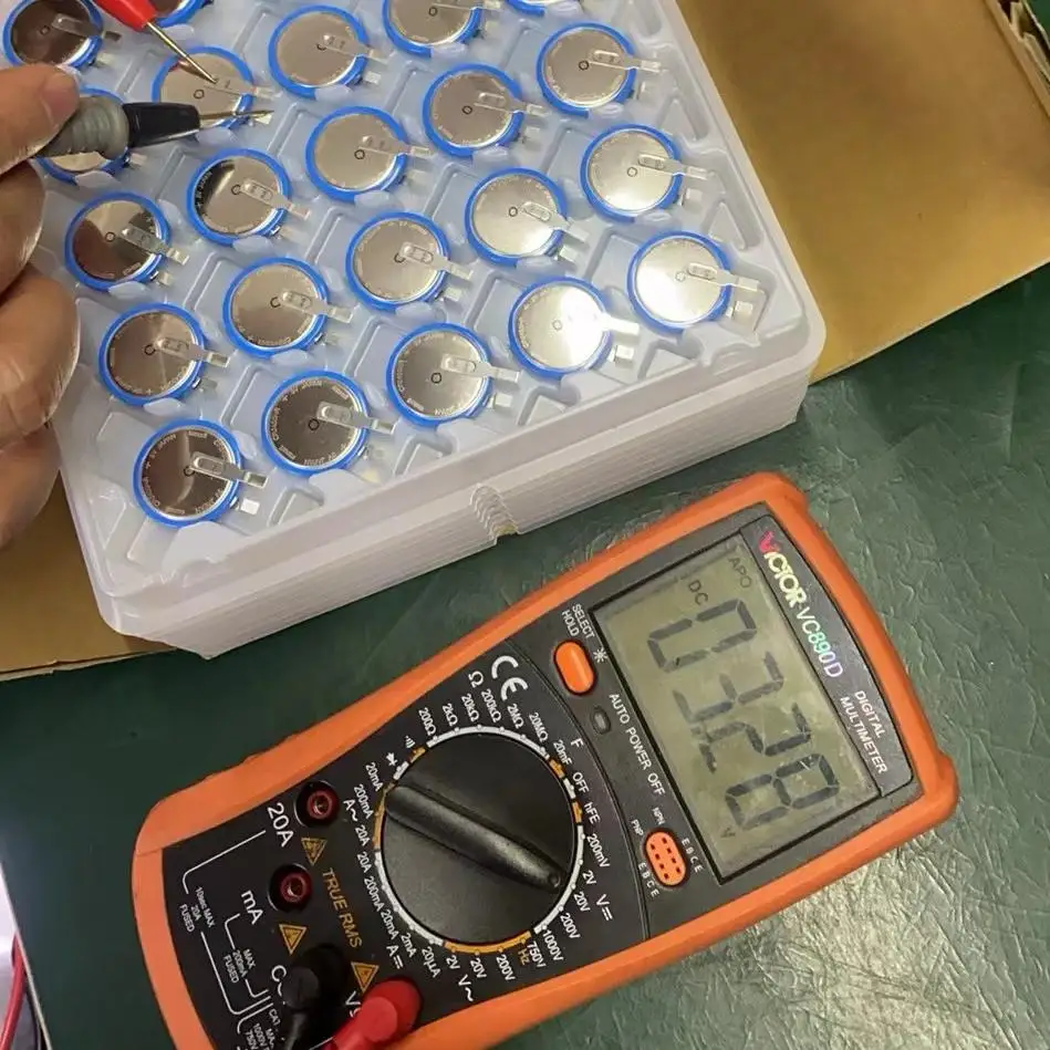 1-2 قطعة CR2450HR مقاومة درجات الحرارة العالية 3 فولت مراقبة ضغط الإطارات مكثف جديد أصلي