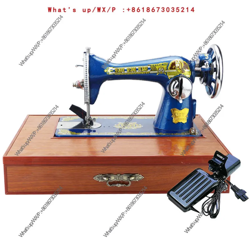 Household vintage sewing machine electric eat thick small desktop, hand-held car