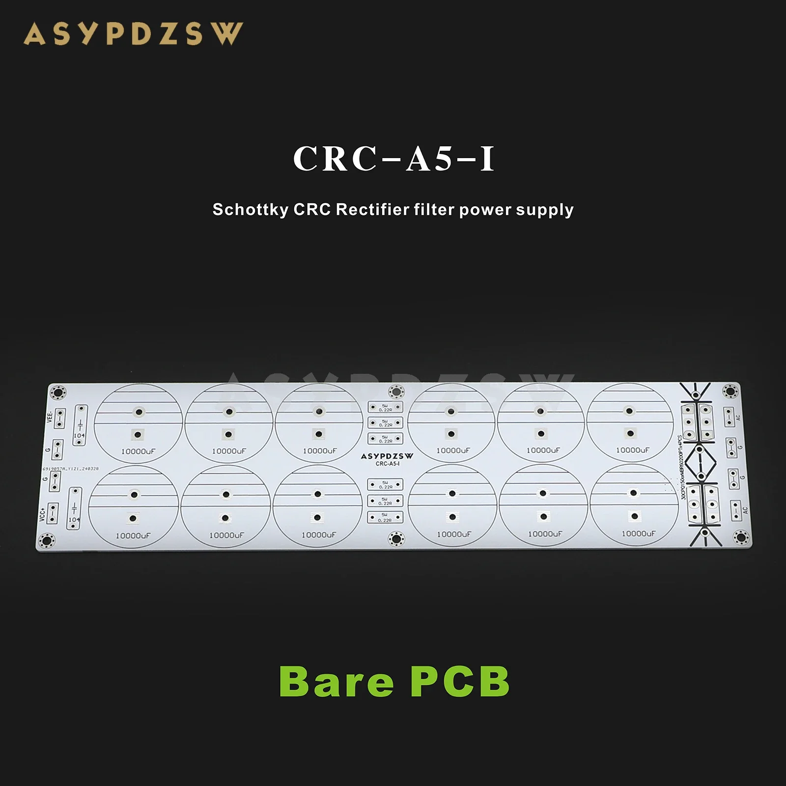 CRC-A5-I HIFI Pure Class A amplifier Schottky CRC Rectifier filter power supply bare PCB For PASS A3/A5