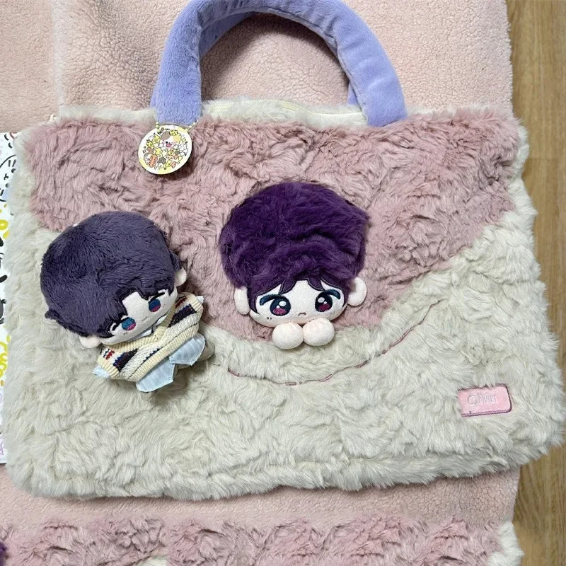 New 14 Inch Plush Computer Bag Game Love and Deepspace Sylus Rafayel Zayne Zaynie Rafayel Xavier Caleb Large Capacity Handbag