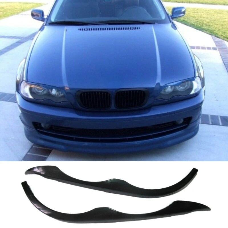 Car Eyebrows Headlight Cover Eyelids For-BMW E46 M3 Coupe