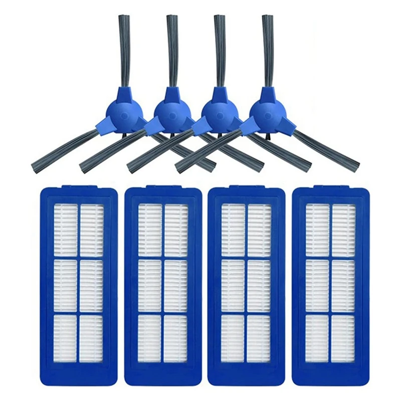 Kit de cepillo lateral de filtro, accesorios de repuesto mezclados aptos para Eufy Robovac G10 G30, aspiradora híbrida