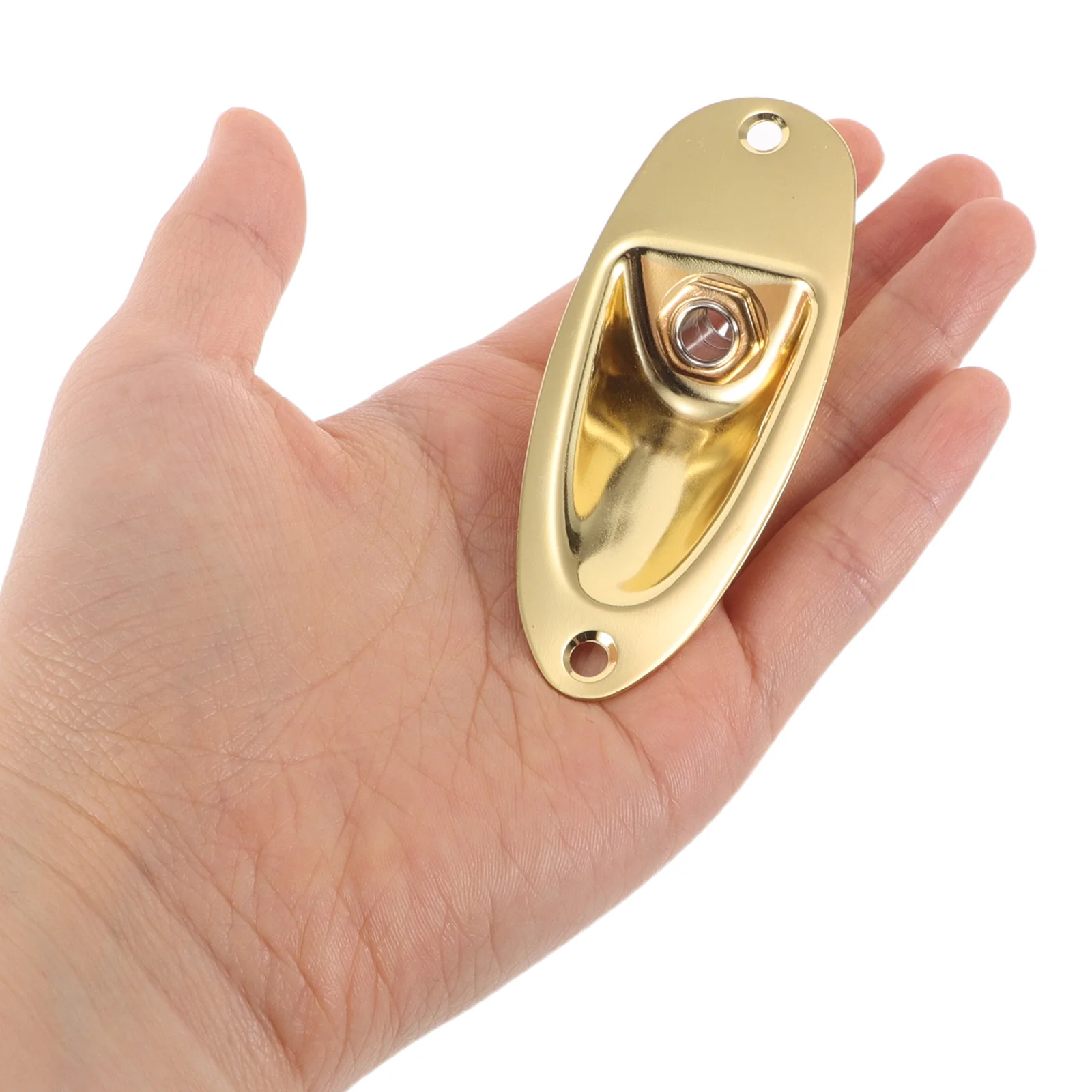 

Guitar Accessories Electric Bass Strap Locks Metal Buttons Jack Socket Knobs End Pin Durable Replacement Parts Compatible