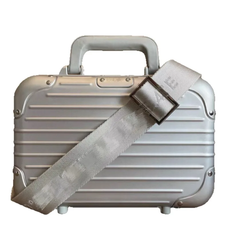 Suitcase One Shoulder Crossbody Multifunctional Bag Mini Storage Case Travel Bag