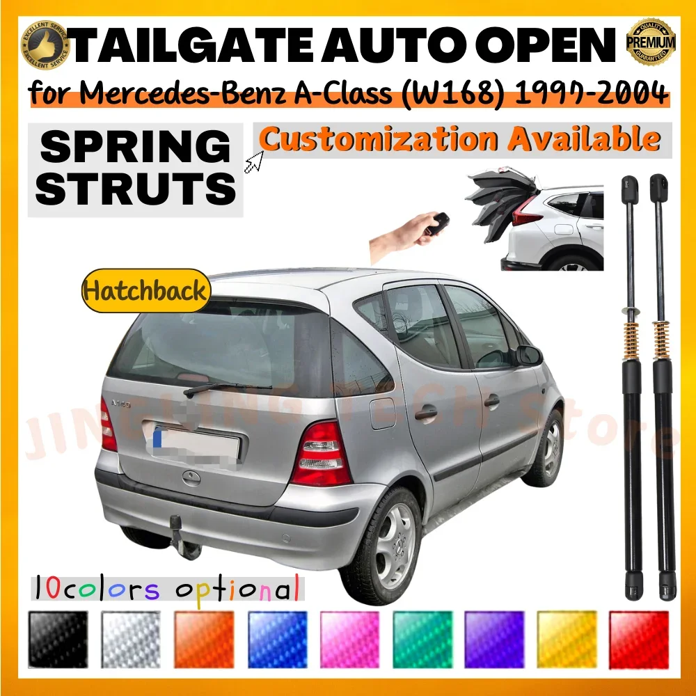 

Qty(2) Trunk Struts with Spring for Mercedes-Benz A-Class (W168) 1997-2004 Hatchback Rear Tailgate Lift Supports Shock Absorbers