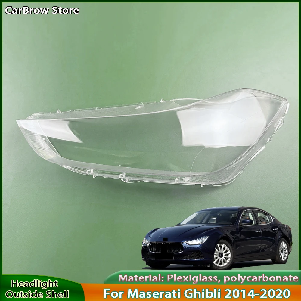 

Для Maserati Ghibli 2014 2015 2016 2017 2018 2019 2020 крышка объектива фар прозрачный абажур корпус фары из плексигласа