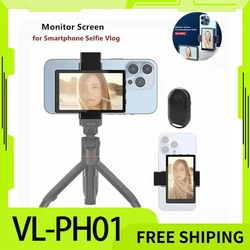 Kingma Smartphone Vlog Selfie Monitor Screen Magnetic Using Phone Rear Camera For Selfie Vlog Live Stream For Android Iphone