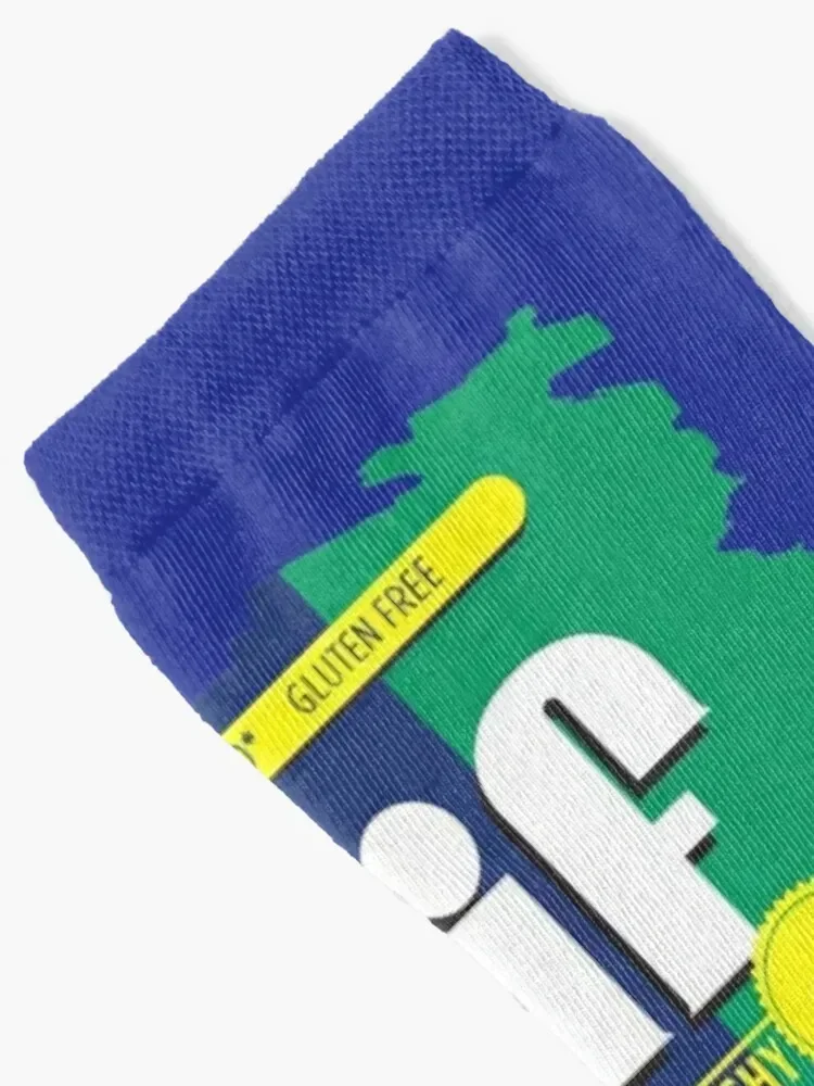 Jif Crunchy Peanut Butter design Socks Antiskid soccer football Men's cartoon Socks Women Men's